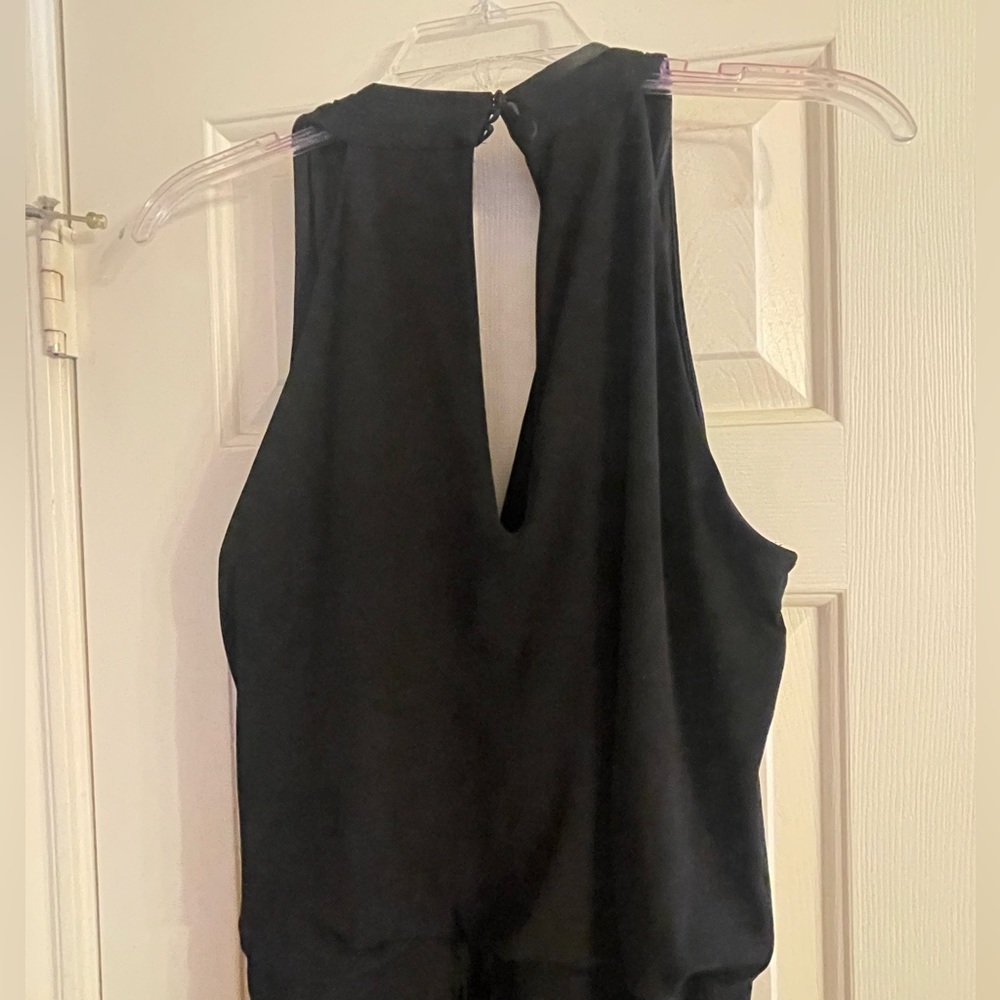 WHBM Dressy & Plunging neckline Jumpsuit - Picture 4 of 4